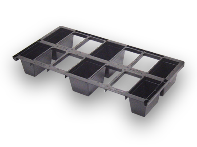 Plasticpallet - 1/3 Euro - Exportpallet - 10203